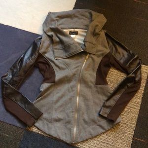 Curve hugging moto jacket
